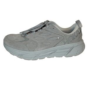 Hoka One One Clifton L Suede Grey Sneakers Women’s 10 / Men’s 9 Comfort Running